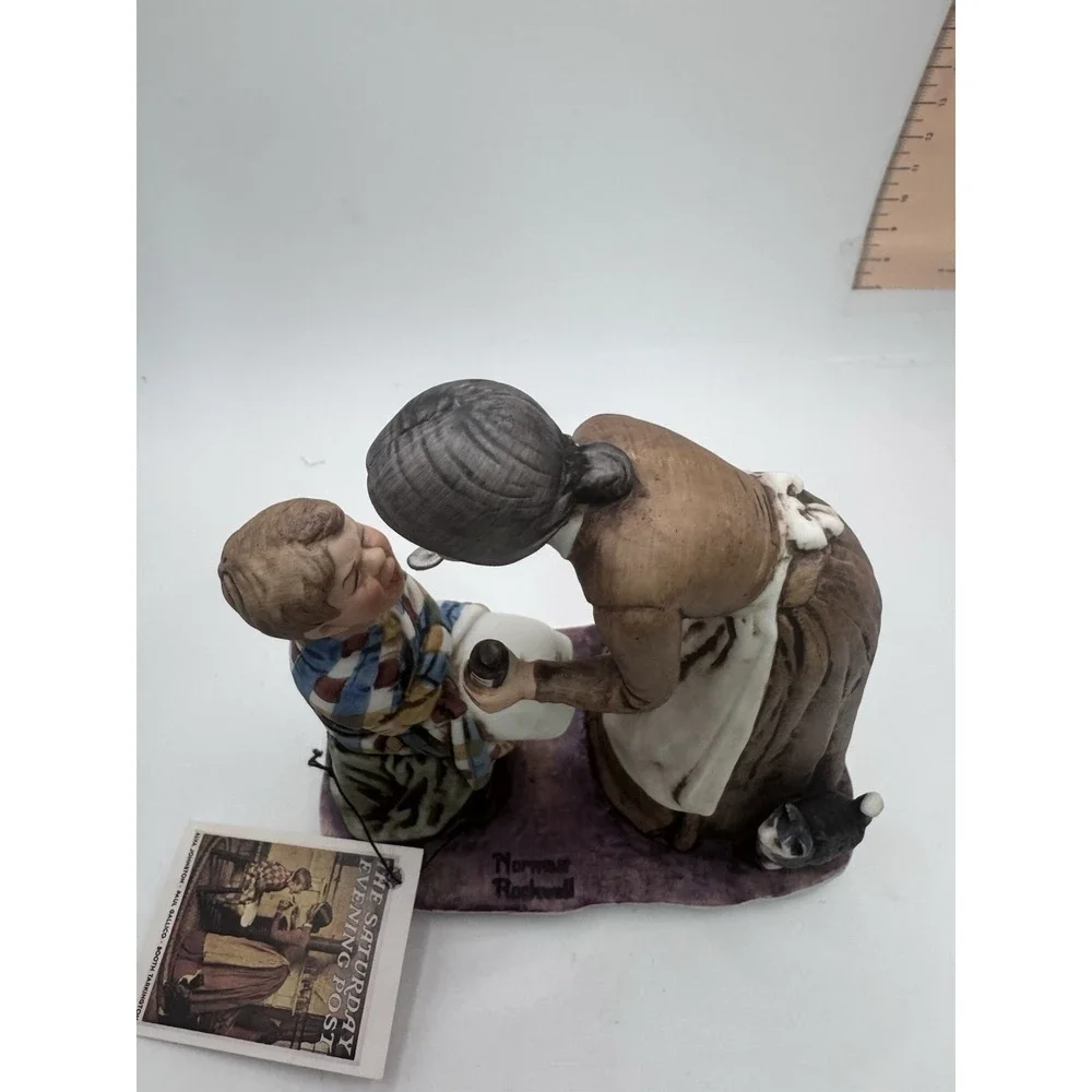 Dave Grossman TAKE YOUR MEDICINE Norman Rockwell 1975 MIB Old Version Black Cat
